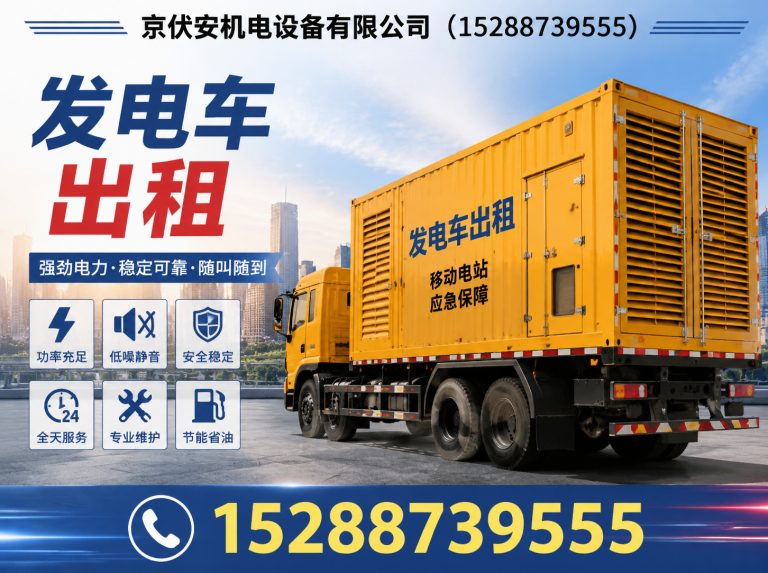 阿里静音发电车租赁展示图